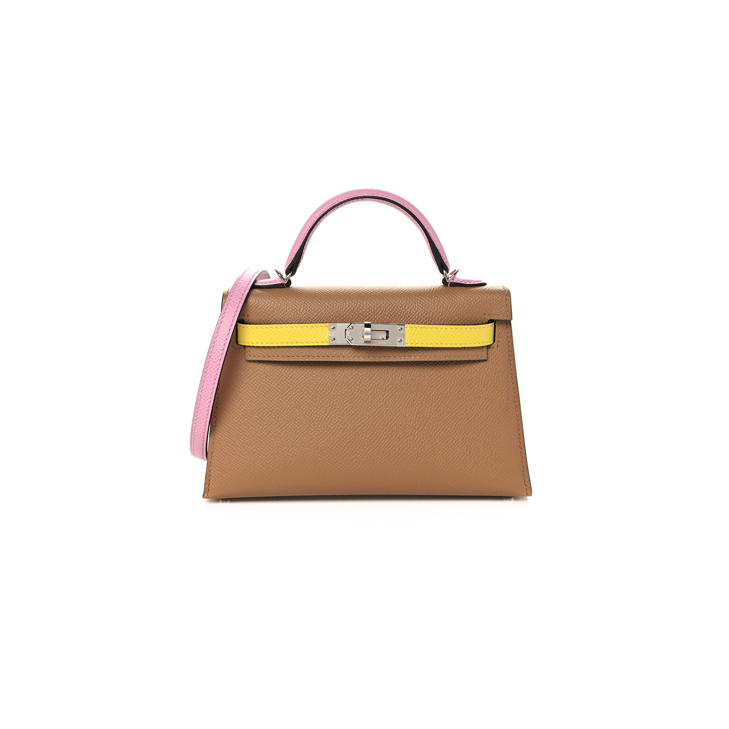 HERMÈS MASTER EPSOM MINI KELLY II THREE COLOR COMBINATIONS (19*12*5.5cm)
